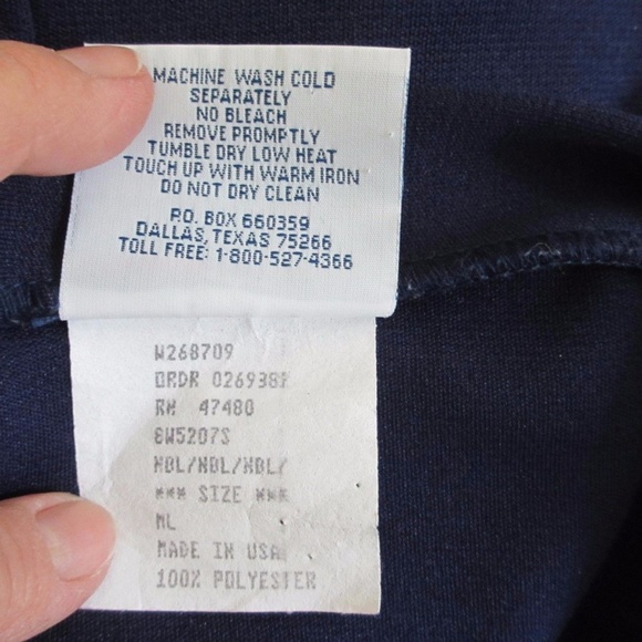 NWOT 2pc SPORT SUIT L 12 14 DARK BLUE SHORT PANTS - Picture 8 of 8